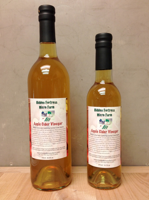 Hand crafted apple cider vinegar